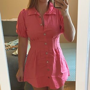 Pink party dress! Perfect for birthday, bridal shower or any upcoming event !